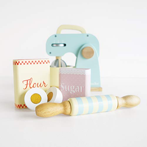 Le Toy Van – Honeybake Rollenspiel-Küchenmaschine aus Holz | Rollenspiel für Kinder Küchenzubehör, Küchenmaschine, Geeignet für Kinder ab 3 Jahren, TV285 – Bild 4
