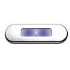 MARINE-BOAT-LED-BLUE-OBLONG-STAINLESS-STEEL-COURTESY-LIGHT-AWESOME-ACCENT