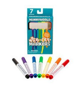 Kidrobot Munnyworld Wipe-off Markers - 7 Pack