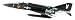 1/100 Die-Cast F-4 Phantom II, Black Bunny