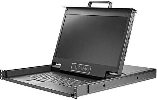 StarTech.com Rackmount KVM Console HD 1080p, Single Port VGA KVM with 17" LCD Monitor for Server Rack