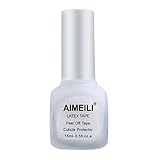 AIMEILI Liquid Latex Peel Off Tape Cuticle Guard Polish Barrier Skin Protector for Nail Art 15 ML 0.5 Fl Oz