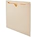 AmazonBasics File Jacket, Reinforced Straight-Cut Tab, Flat-No Expansion, Letter Size, Manila, 100-Pack