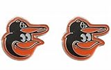 Baltimore Orioles Logo Post Stud Earrings