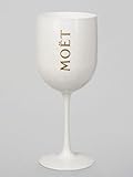 1 x New Moet Chandon Glass 2015 Ice Imperial White Acrylic Champagne Glas by Moet