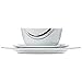 Amazon Basics 18-Piece Kitchen Dinnerware Set, Plates, Dishes, Bowls, Service for 6, Half Moon