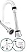 LDR 500 2184BK 360-Degree Swivel Kitchen Sink Faucet Aerator, Sink Sprayer For Kitchen Sink, Bathroom Sink, Laundry and Bar Faucet, Chrome Finish