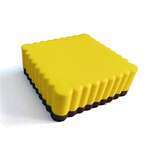 24 Pack Mini Magnetic Dry Erasers - Essential Small Whiteboard Teacher Supplies for Classroom - Thumbnail 4