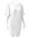 TWINTH Drape Tunic Top Plus Size Loose Fit Cut Out Off Shoulder White 3XL