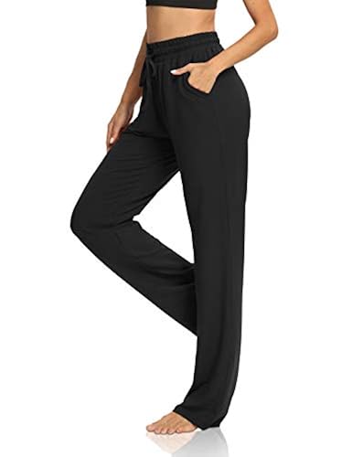 DIBAOLONG Womens Yoga Pants Wide Leg Comfy Drawstring Loose Lounge