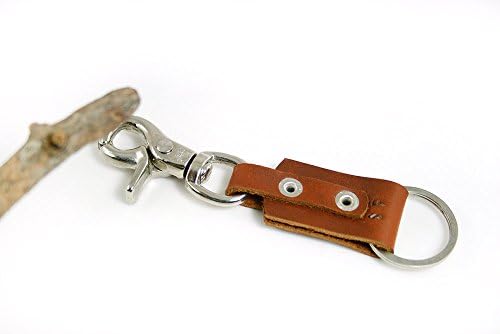 Belt Clip Keychain, Leather Keychain, Swivel Keyring, Keyclip, Belt Loop Keychain, Leather Key Loop, Keyring, Keyholder, Keyfob, Keychain