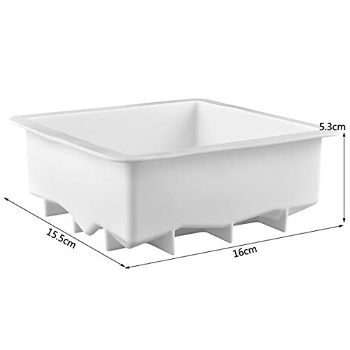 FantasyDay 10'' Rectangle Soap Mold Silicone Cake Baking Pan/Bread Mold for Anniversary Birthday Cake, Tart, Loaf, Muffin, Brownie, Cheesecake, Pie, Flan, Bread and More #3