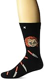 Odd Sox Unisex-Adult's Horror Chucky (Knit), Multi, Shoe Size 8-12