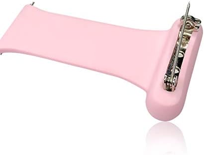 Makzib Fob for Samsung Galaxy Smart Watch 20mm Silicone Fob Strap Band for Nurses Doctors Paramedics (Pink) - Image 5