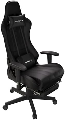 Orange High-Back PRO GAMER Racing Chair – Ergonomic Swivel Computer PC Desk Seat – MoNiBloom