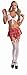 Forum Novelties Women's Sexy Red Plaid School Girl Costume