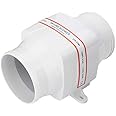 thumbnail image 2 of 4 Inch Marine Bilge Air Blower - 12V Ventilation Fan For Boats & Yachts 2 of 3