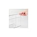 mDesign Stackable Plastic Craft, Sewing, Crochet Storage Container Box with Attached Lid - Compact Organizer and Holder for Thread, Beads, Ribbon, Glitter, Clay - 13.4