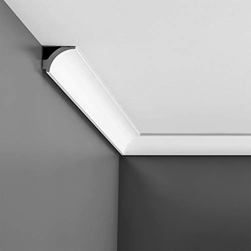 Orac Decor C260 High Density Polyurethane Crown Moulding, Primed White