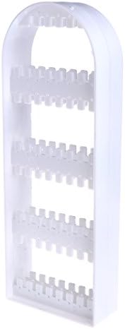 Maskdoo 2-Panel Foldable Plastic Earring Organizer Screen Jewelry Organizer Display Self