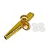 Fartime Gold and Silver Exquisite Aluminum Alloy Kazoo With 5 Kazoo Flute Diaphragms And A Beautiful Gift Box-Musical Instruments. (gold and silver)