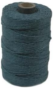 Waxed Irish Linen Crawford Cord 4 Ply 1 Spool TEAL 420023