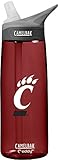NCAA Cincinnati Bearcats Unisex CamelBak Eddy 75L Collegiate Water Bottle, Cardinal, 75 Liter