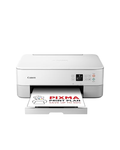 Canon PIXMA TS5351i Multifunktionsdrucker 3in1 Drucker/Kopierer/Scanner, WLAN, Randlosfotos, kabelloses Drucken/Scannen via Cloud + Smartphone, Duplex
