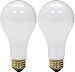 GE Lighting Incandescent Light Bulbs, A21 3-Way Light Bulbs, 50/100/150-Watt, 615/1540/2155 Lumen, Medium Base, Soft White, 12-Pack, General Purpose White Light Bulbs, 3-Way White Light Bulbs, 2 pack (97763)