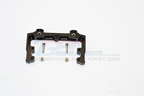 Axial SCX10 II Upgrade Parts (AX90046, AX90047) Aluminum Rear Bumper Mount - 1Pc Set Black