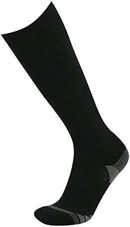 Compression Socks for Men & Women, 20-30mmHg Graduated Athletic Compression Stockings for Runing, Fitness, Maternity Pregnancy, Prevent Swelling Shin Splints Calf Pain (L, Grey)