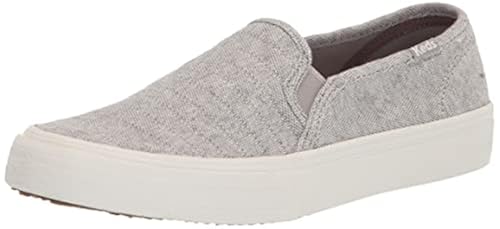 Keds Women's Double Decker Sneaker, Grey Jersey, in Kuwait