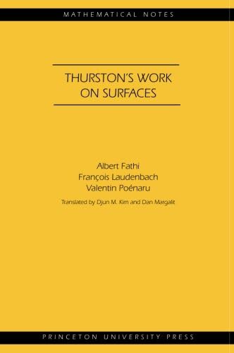 Thurston's Work on Surfaces (Mathematical Notes, 48)