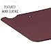 ECR4Kids The Surf Portable Lap Desk, Kids Floor Desk, Flexible Seating for Schools, Classrooms and Homeschool, One-Piece Writing Table, Alternative Seating, 10-Pack - Burgundy