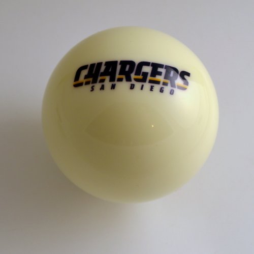 New Los Angeles Chargers White Billiard Pool Cue 8 Ball