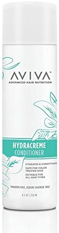 AvivaHydraCreme Conditioner – Detangles, Conditions – Color and Heat Safe – No Paraben, Alcohol – UV Protection 8.5 OZ.
