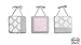 GEENNY Boutique Baby 13 Piece Crib Bedding Set, Salmon Pink/Gray Chevron