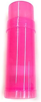 6 ct. Deodorant Twist-up Empty Containers (Natural) - for lotion bar, heel balm etc. (2 oz.) - Empty Deodorant Tubes (Pink)