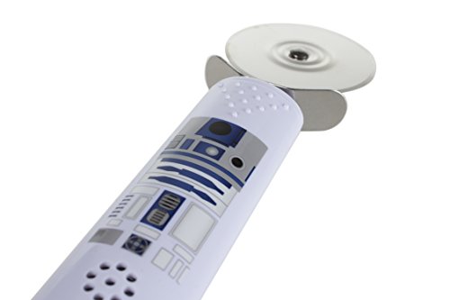 Star Wars Pizza Cutter - R2-D2 Pizza Wheel With Sound Effects - 9" Tall - Thumbnail 3