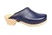 Lotta from Stockholm Swedish Clogs :Classic Clog in Blue Leather