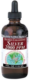 Colloidal Silver Super 2,000 ppm 4 Ounces