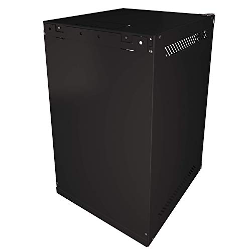 Portable 10" Network Cabinet 9U -Tupavco TP1529- SOHO Floor/Wall Mount Compact Ten Inch Half-Rack -IT Electronics CCTV Media Networking Equipment Server Rackmount Enclosure -Glass Door Secured Lock - Thumbnail 5