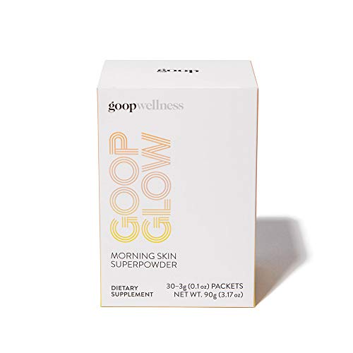 GOOPGLOW Morning Skin Superpowder - 6 Plant Based Antioxidants - Vitamins C & E, Coq10, Grape Seed Extract, Lutein and Zeaxanthin - Glow Your Skin (30 Pack)