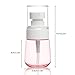Segbeauty 1oz Mist Spray Bottles, 3pcs 30ml Mini Airless Fine Mist Small Spray Bottle Empty Clear Travel Containers Water Mist Sprayer for Essential Oils Makeup Skincare Toner