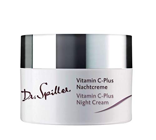 Dr. Spiller - Vitamin C-Plus Night Cream | Night Cream in W/O Emulsion | Lipid Content 24% | Regeneration Overnight | Rosy Delicate Skin by Shielding Small Cells | For Healthy Skin