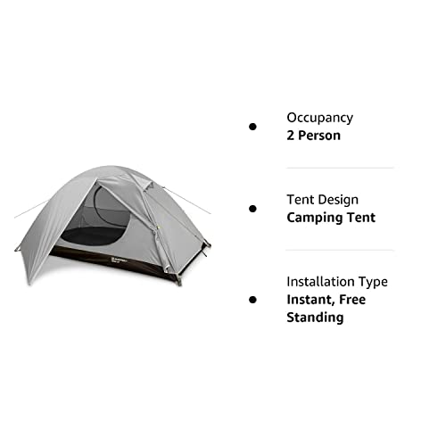 Bessport 2 Person Tent for Camping, Easy Setup Backpacking Tent