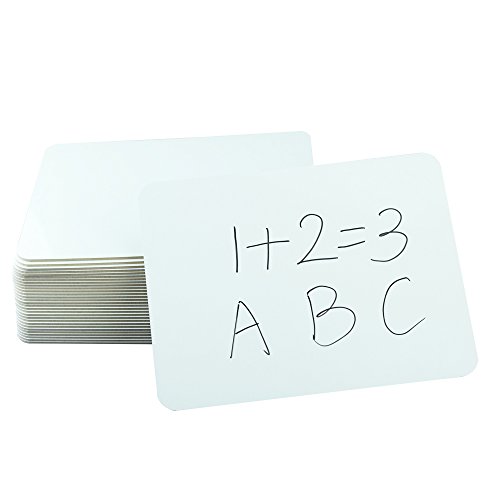 Lockways Dry Erase Whiteboard - Dry Erase Lapboards 9 x 12, 30 Whiteboards for Students, Children, Teachers, Classroom, School