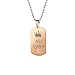 GAGAFEEL Couple Necklace Crown Tag Queen King & His Hers Stainless Steel Pendant Matching Set Lover Gift