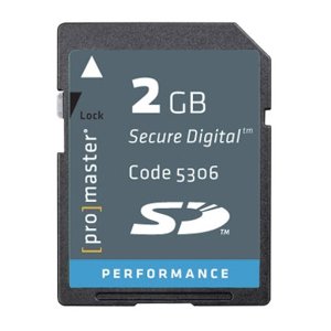 ProMaster 2GB Preformance Secure Digital Memory Card