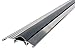M-D Building Products 08086 3-3/4 in. x 3/4 in. x 32 in. Silver Aluminum and Vinyl Heavy-Duty Low-Profile Threshold